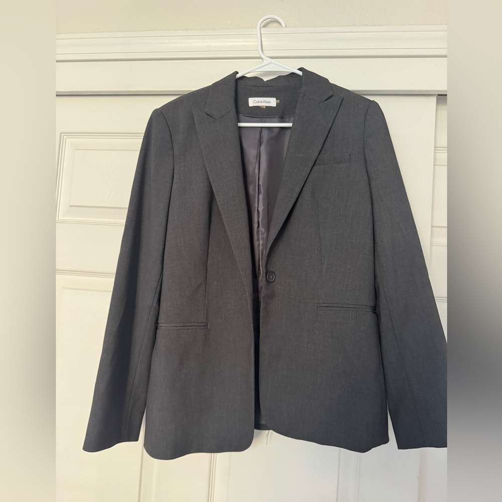 Calvin Klein Charcoal Blazer